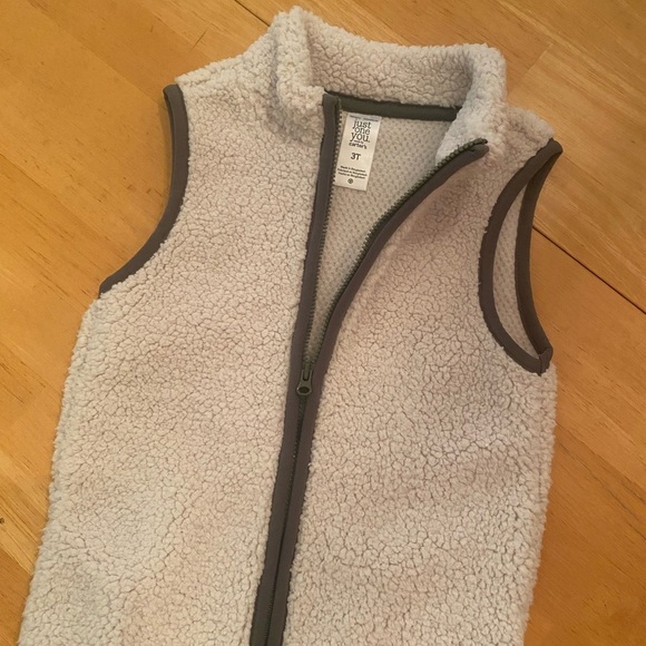 Carter's Other - Carters Kids' Cream Sherpa Vest